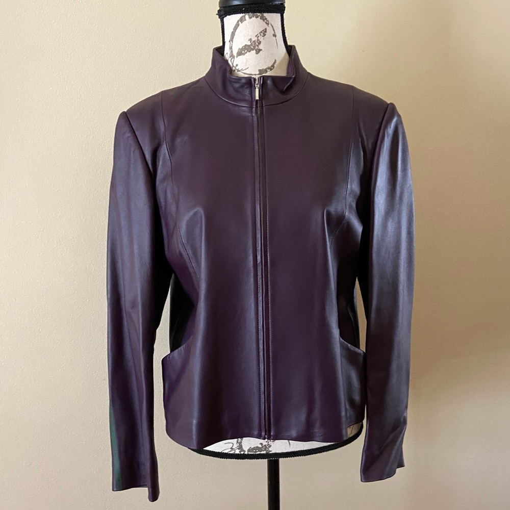 NEW Pendleton Purple Leather Jacket